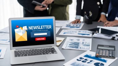 Müşterilerin aboneye hızlı haber güncelleme bilgilerini abone olması için bilgisayarda haber atama sayfası