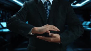 Yapay zeka mühendisliği, büyük veri ve yapay zeka makinesi kavramında yapay zeka beyin işlemcisiyle iş desteği için üretken yapay zeka kullanmayı öğrenen insan etkileşimi. Kullanıcı Kimliği