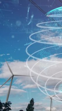 Çevre koruma teknolojisi ve yenilenebilir doğal kaynaklardan gelen temiz enerji ve güçle küresel sürdürülebilir ESG 'ye yaklaşmak