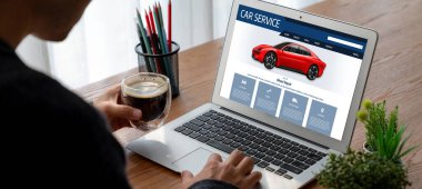 Car service website for online booking repair automobile garage technology snugly