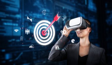 Bir iş kadını hedef kitleleri belirlemek için sanal gerçeklik teknolojisiyle uğraşır ve araştırmasında stratejik pazarlama ve etkili müşteri segmentasyonunu vurgular. XDMCP