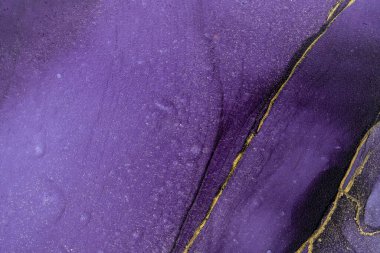 Mermer mürekkep soyut sanatının orijinal resmi. Örnek bir orjinal tablodan yüksek çözünürlüklü fotoğraf. Karargah kağıt dokusuna pürüzsüz mermer desen oluşturmak için soyut resim yapıldı.