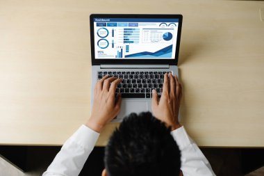 İş veri paneli, pazarlama stratejisi planlaması için iş zekası analizi sunar. Müşteri taleplerini analiz etmek ve iş dünyasının geleceğini önceden görmek için büyük veriler sunulur.