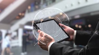Omni channel technology of online retail business approach. Multichannel marketing on social media network offer service of internet payment channel, online retail shopping and omni digital app