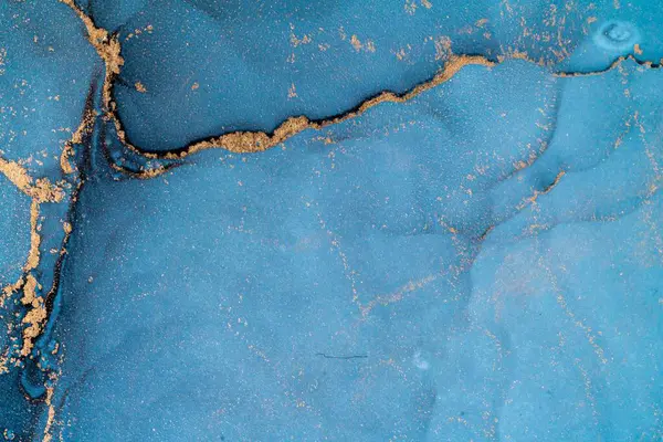 Mermer mürekkep soyut sanatının orijinal resmi. Örnek bir orjinal tablodan yüksek çözünürlüklü fotoğraf. Karargah kağıt dokusuna pürüzsüz mermer desen oluşturmak için soyut resim yapıldı.