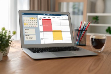 İnternet sitesindeki modish regrition için çevrimiçi aplikasyon rezervasyon takvimi