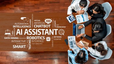 Çeşitli bir ekip dinamik bir toplantıya katılır, yapay zeka, otomasyon ve robotik kavramlarını analiz eder, modern bir şirket ortamında işbirliği sergilerler. Dostluk