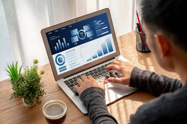 İş veri paneli, pazarlama stratejisi planlaması için iş zekası analizi sunar. Müşteri taleplerini analiz etmek ve iş dünyasının geleceğini önceden görmek için büyük veriler sunulur.