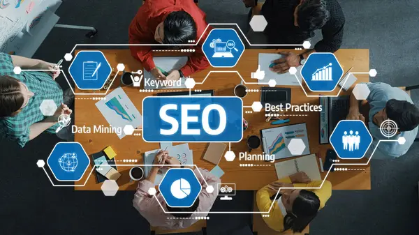 Veri Analizi ve Gelişmiş Çevrimiçi Görünürlük Planlama ve Dijital Pazarlama Çabalarında Başarı İçin Ortak SEO Strateji Oturumu. Dostluk