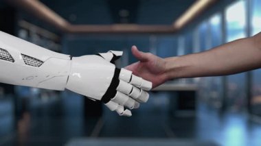 Bu çarpıcı video, parlayan dijital simgelerle çevrili bir arama çubuğuna uzanan bir eli gösteriyor. Teknoloji ve bilgi erişimi kavramlarını modern bir ortamda resmediyor. Auvana