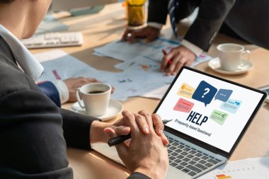 Help screen on the website provide answer to FAQ frequently asked question snugly with knowledge information and solution by customer support