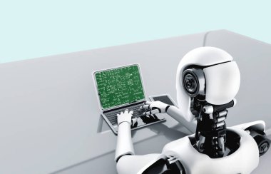 Bilgisayar ekranında bilim ve eğitim kavramını gösteren matematiksel denklemler ve modem formülü