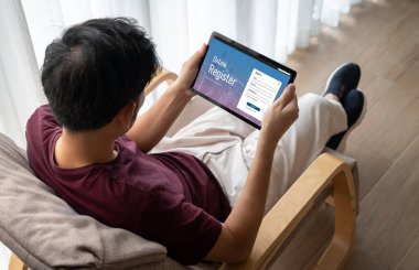 İnternet sitesinde mod form doldurmak için çevrimiçi kayıt formu