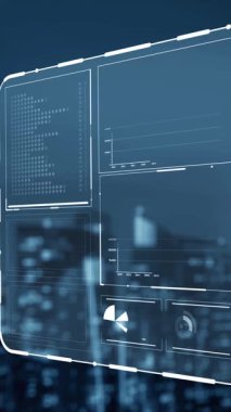 İş zekası teknolojisi ve büyük veri analitik karışık medya, karar verme için stratejik yatırım tavsiyelerini analiz etmek için bilgisayar yazılımı kullanarak gelecekle ilgili bilgi raporu kavramını gösteriyor .