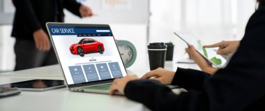 Car service website for online booking repair automobile garage technology snugly