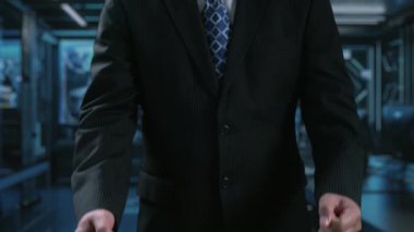 İş adamı ağ kurar, değerli bağlantılar kurar. Profesyonel ağı ve fırsatları genişletmek için etkili insan ağ oluşturma stratejileri UUID