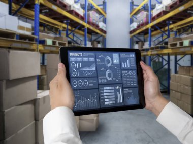 İş veri paneli, pazarlama stratejisi planlaması için iş zekası analizi sunar. Müşteri taleplerini analiz etmek ve iş dünyasının geleceğini önceden görmek için büyük veriler sunulur.