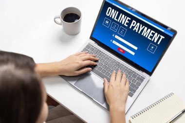 İnternet ağındaki hızlı para transferi için çevrimiçi ödeme platformu