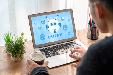 Müşteri sorularına otomatik olarak cevap veren mod çevrimiçi iş için Chatbot yazılım uygulaması