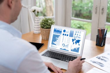 İş veri paneli pazarlama stratejisi planlaması için canlı iş zekası analizi sağlar