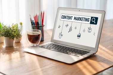 Mod çevrimiçi iş ve e-ticaret pazarlama stratejisi için içerik pazarlaması