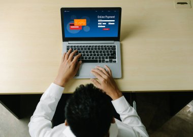 İnternet üzerinden modem para transferi için çevrimiçi ödeme platformu