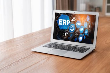 Pazarlama stratejisini planlamak için modern iş için ERP girişimi kaynak planlama yazılımı
