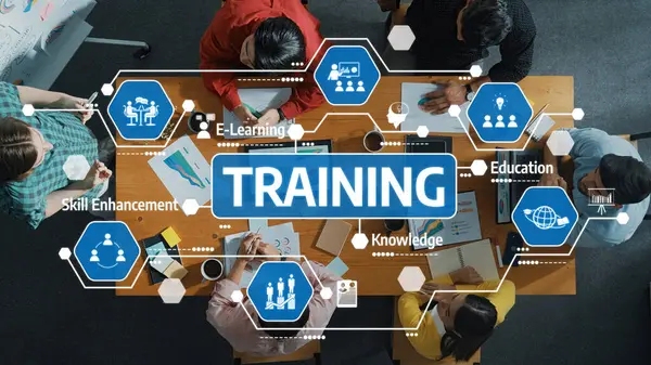 Çeşitli katılımcıların e-öğrenim ve beceri geliştirme, işbirliği ve bilgi paylaşımını modern bir ortamda ön plana çıkaran dinamik bir eğitim oturumu. Dostluk