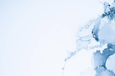 Mermer mürekkep soyut sanatının orijinal resmi. Örnek bir orjinal tablodan yüksek çözünürlüklü fotoğraf. Karargah kağıt dokusuna pürüzsüz mermer desen oluşturmak için soyut resim yapıldı.