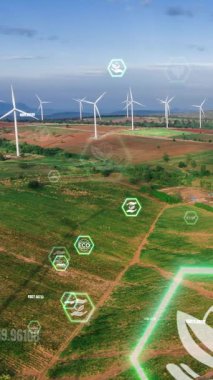 Çevre koruma teknolojisi ve yenilenebilir doğal kaynaklardan gelen temiz enerji ve güçle küresel sürdürülebilir ESG 'ye yaklaşmak