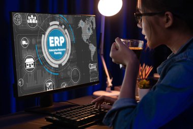Pazarlama stratejisini planlamak için ERP girişimi kaynak planlama yazılımı