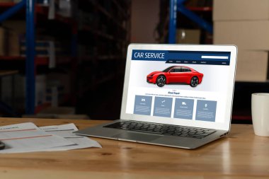 Car service website for online booking repair automobile garage technology snugly