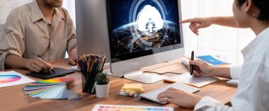 Hızlı uzak çalışma ve kişisel veri depolama için bulut hesaplama yazılımı