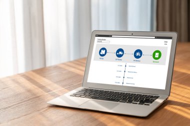 Ürün nakliyesi ve teslimatı için e-ticaret ve mod çevrimiçi iş izleme sistemi