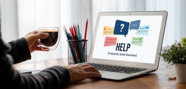 Help screen on the website provide answer to FAQ frequently asked question snugly with knowledge information and solution by customer support