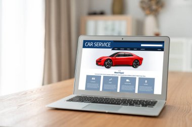 Car service website for online booking repair automobile garage technology snugly