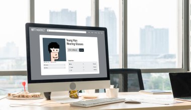 NFT pazarı dijital sanatçının çalışmalarını İnternet ağında satması için mod satış kanalı sağlıyor