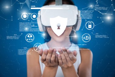 Sanal gerçekliğin ve siber güvenliğin kesişimlerini bu çekici görüntüyle keşfedin, veri korumanın ve çevrimiçi mahremiyet bilincinin teknolojideki önemini vurgulayın. XDMCP