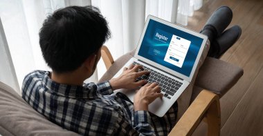 İnternet sitesinde mod form doldurmak için çevrimiçi kayıt formu
