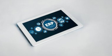 Pazarlama stratejisini planlamak için modern iş için ERP girişimi kaynak planlama yazılımı