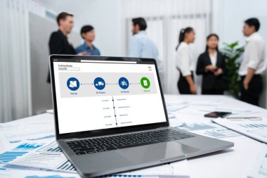 E-ticaret ve canlı çevrimiçi iş için malzeme taşıma ve teslimat izleme sistemi