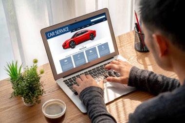 Car service website for online booking repair automobile garage technology snugly