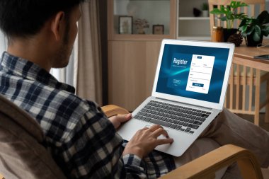 İnternet sitesinde mod form doldurmak için çevrimiçi kayıt formu