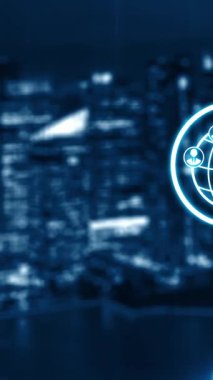 Omni channel technology of online retail business approach. Multichannel marketing on social media network offer service of internet payment channel, online retail shopping and omni digital app