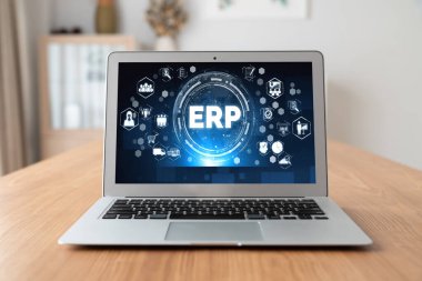 Pazarlama stratejisini planlamak için modern iş için ERP girişimi kaynak planlama yazılımı