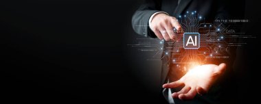 Üretken yapay zeka teknolojisinin iş ortamında veri bağlantıları ve yapay zeka kavramlarıyla dinamik bir temsilini sergileyen profesyonel bir gösteri. XDMCP