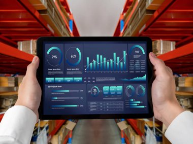 İş veri paneli, pazarlama stratejisi planlaması için iş zekası analizi sunar. Müşteri taleplerini analiz etmek ve iş dünyasının geleceğini önceden görmek için büyük veriler sunulur.