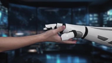 Renkli grafiklerin ve grafiklerin fütüristik bir görüntüsünü sunan bir el, dijital çalışma alanındaki iş büyüme için veri analizlerini ve görselleştirme eğilimlerini sembolize ediyor. Auvana