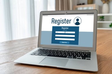 İnternet sitesinde mod form doldurmak için çevrimiçi kayıt formu