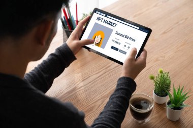 NFT pazarı dijital sanatçının çalışmalarını İnternet ağında satması için mod satış kanalı sağlıyor